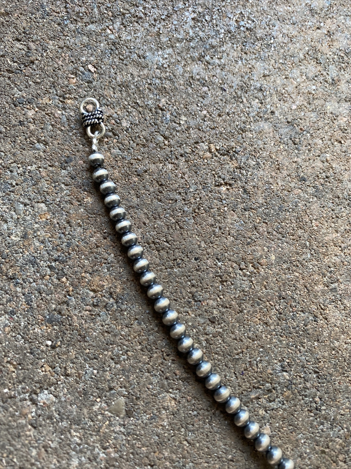 Necklace Extender Sterling Silver Pearls Bead 4mm 4 Inch