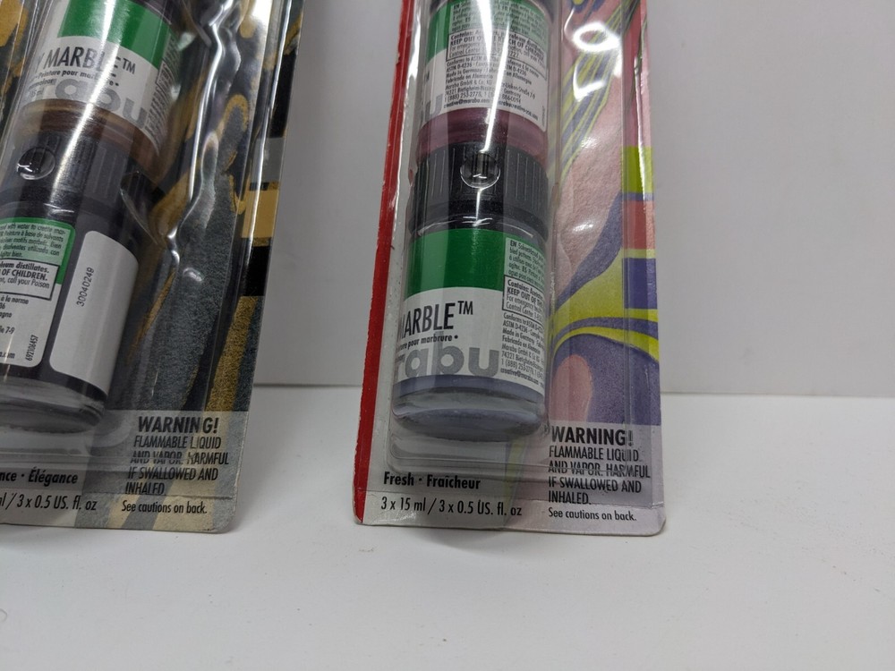 Marabu Easy Marble 3 Pack Elegance (2) Fresh (1) Marbling Paint