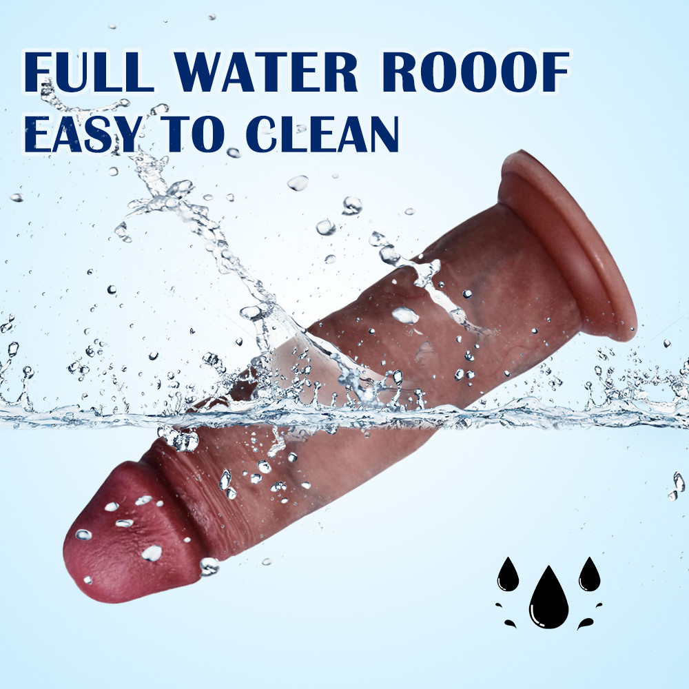 Liquid Silicone Realistic Huge Dildo Cock Thick Dong Suction Cup Women Sex Toys