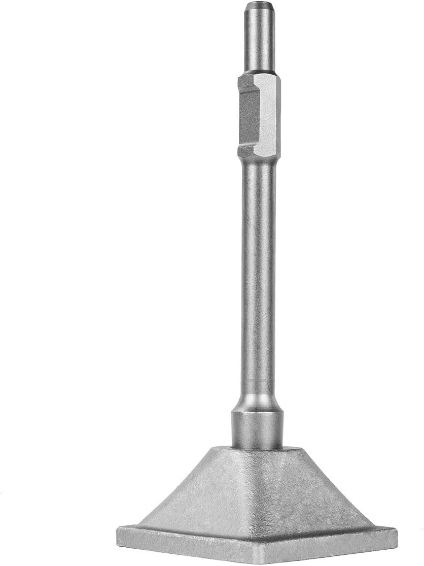 Jack Hammer Dirt Soil Bit Tamper Plate 6"x 6" for 1-1/8" Shank Compactor