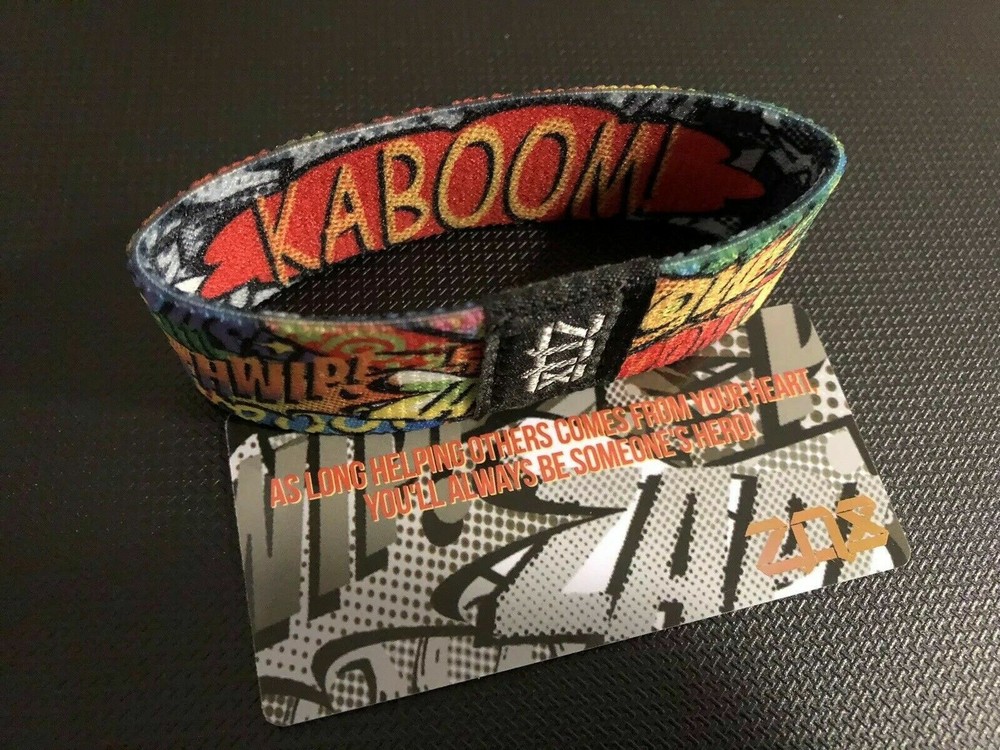 Kaboom Zox Strap Reversible Wristband NEW