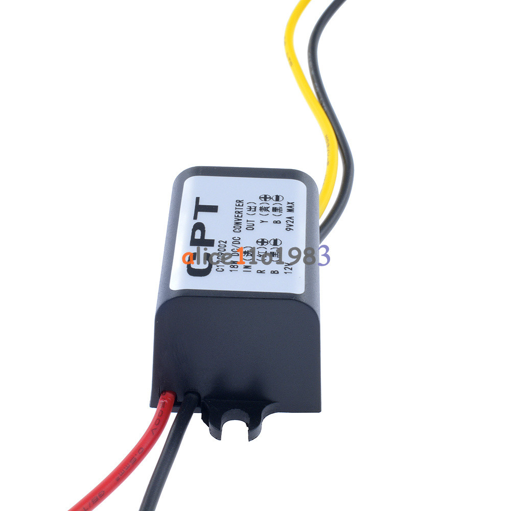 DC DC Converter 12V Step Down to 9V 2A 15W Power Supply Module Waterproof