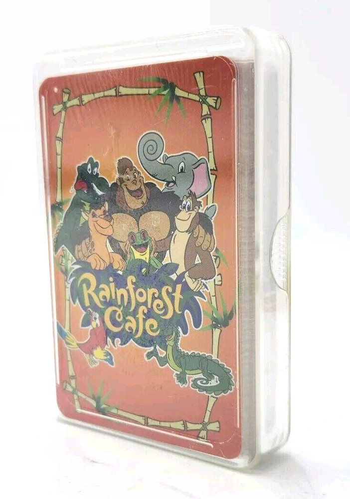 Rainforest Cafe Playing Cards SEALED Poker size