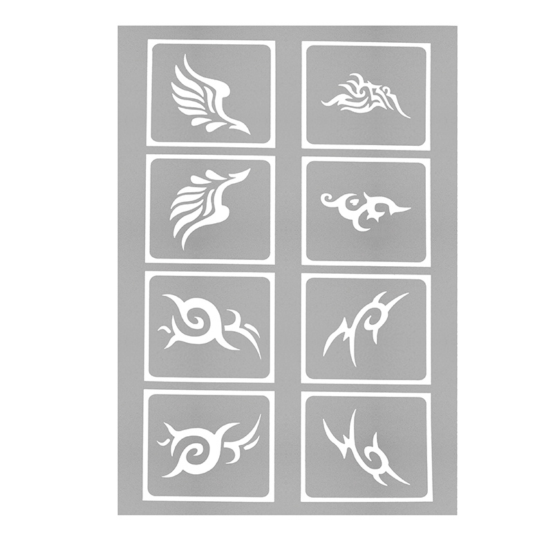 Reusable Airbrush Temporary Tattoo Stencil Art Designs Template 281 Pattern