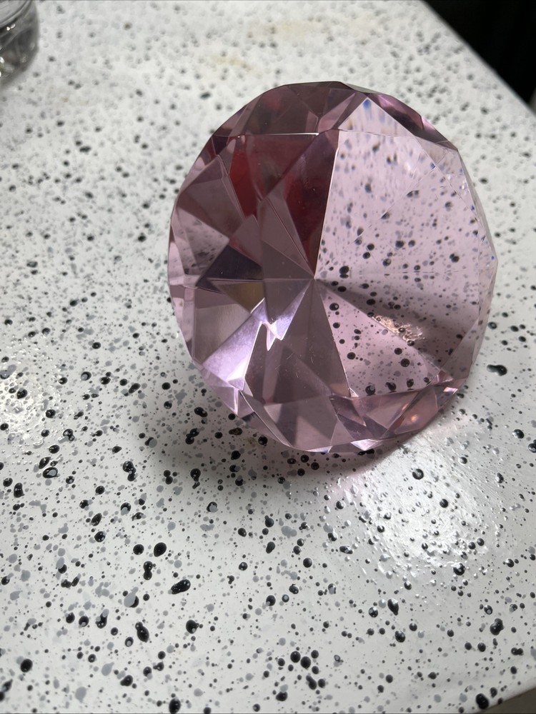 Large Pink Dimond Art