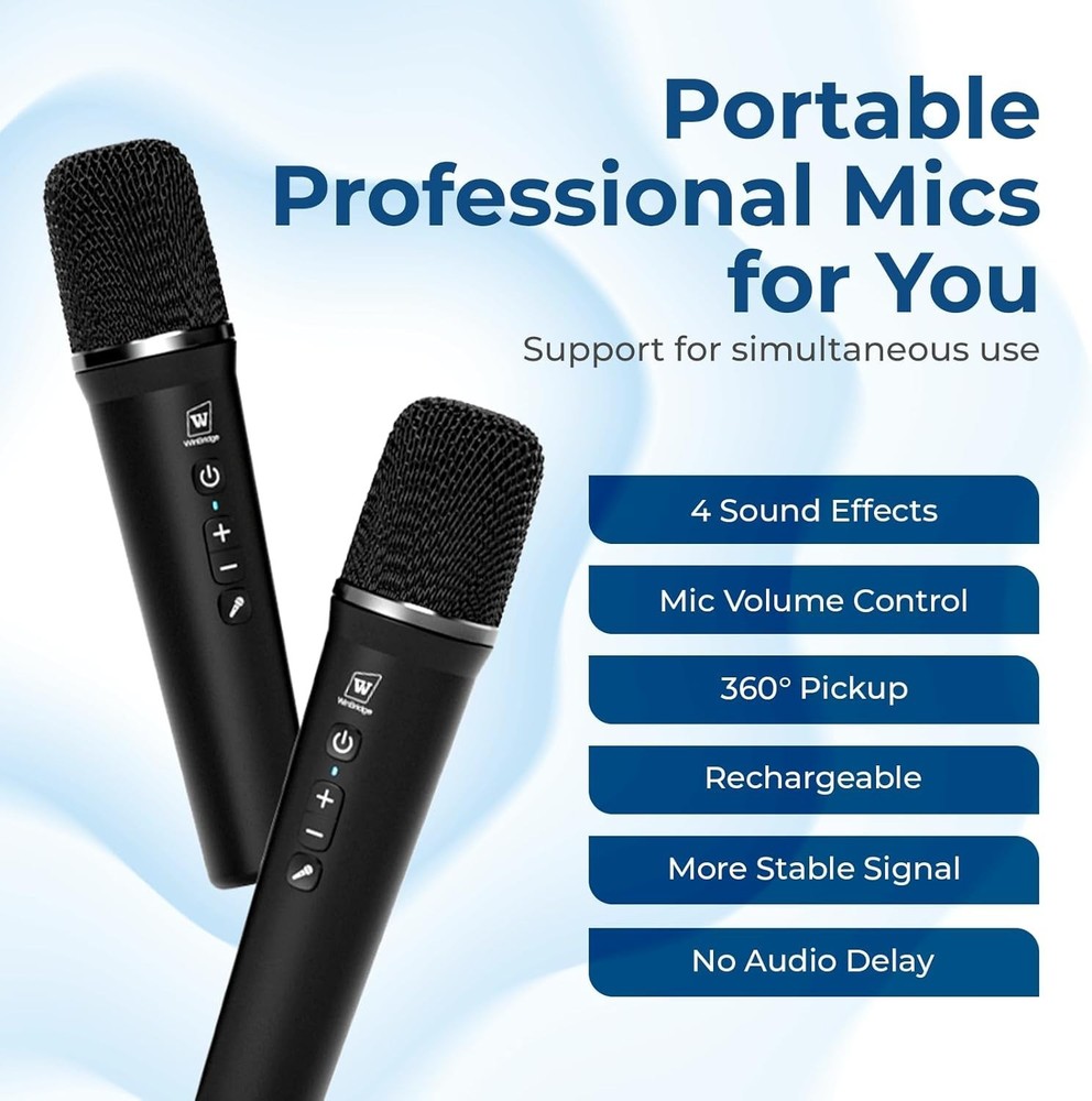 Ultimate 100W Voice Amplifier & Bluetooth Speaker - Dual Mics for Presentations