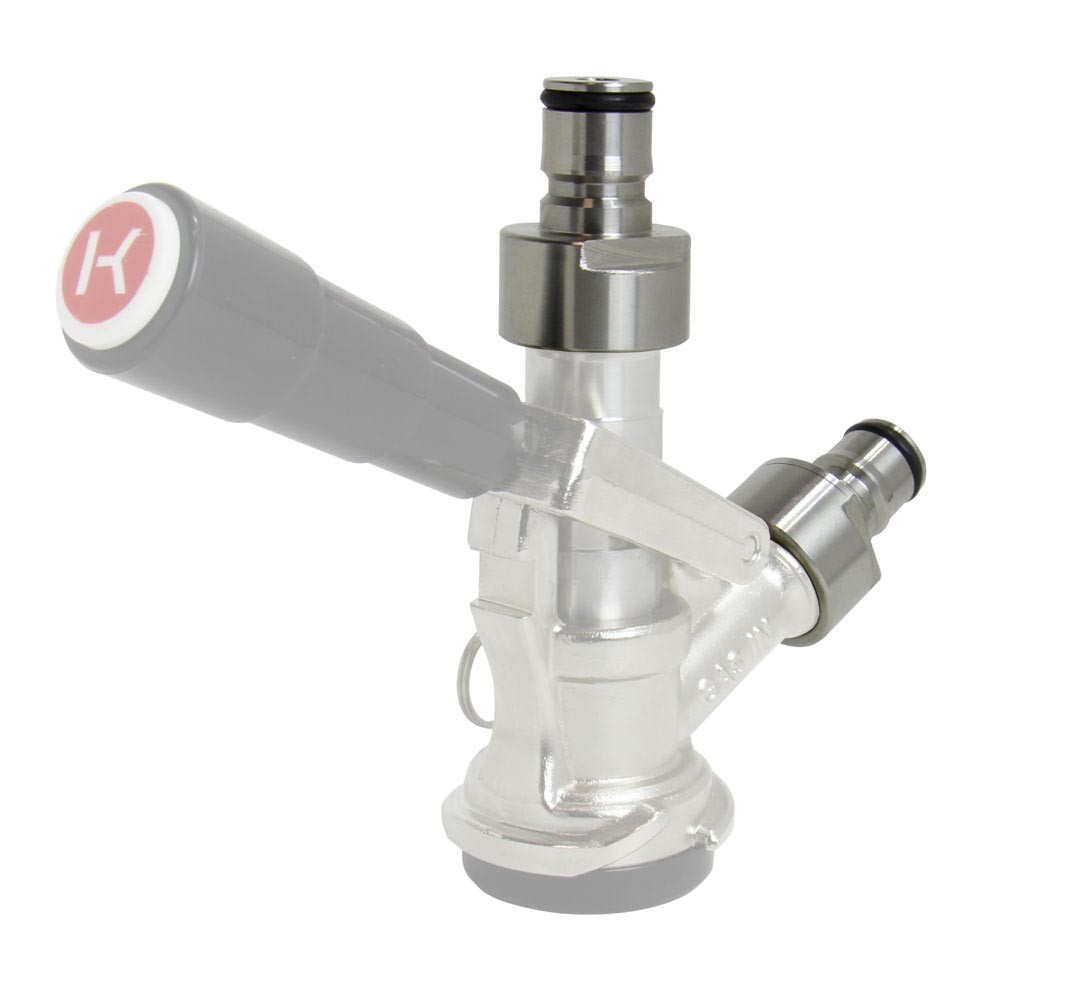 Kegco Sankey to Homebrew Beer Keg Coupler Adapter Kit - Gas and Liquid Posts
