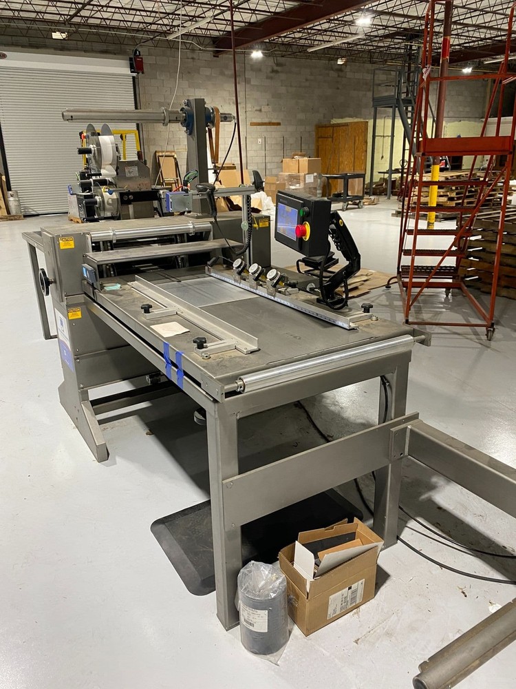 System Packaging 900-24 3B Labeler, 2020 - Weber Box Label Printer/Applicator...