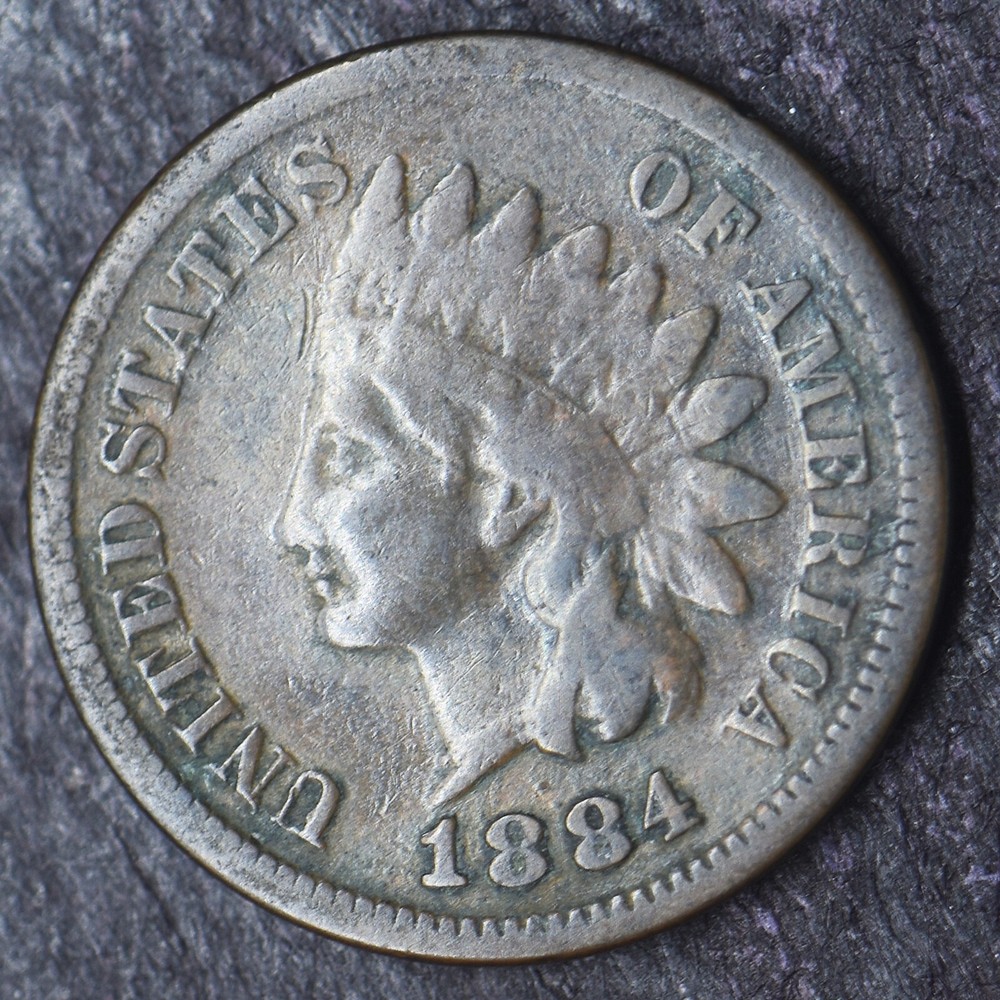 1884 Indian Head Cent 1C- COINGIANTS -