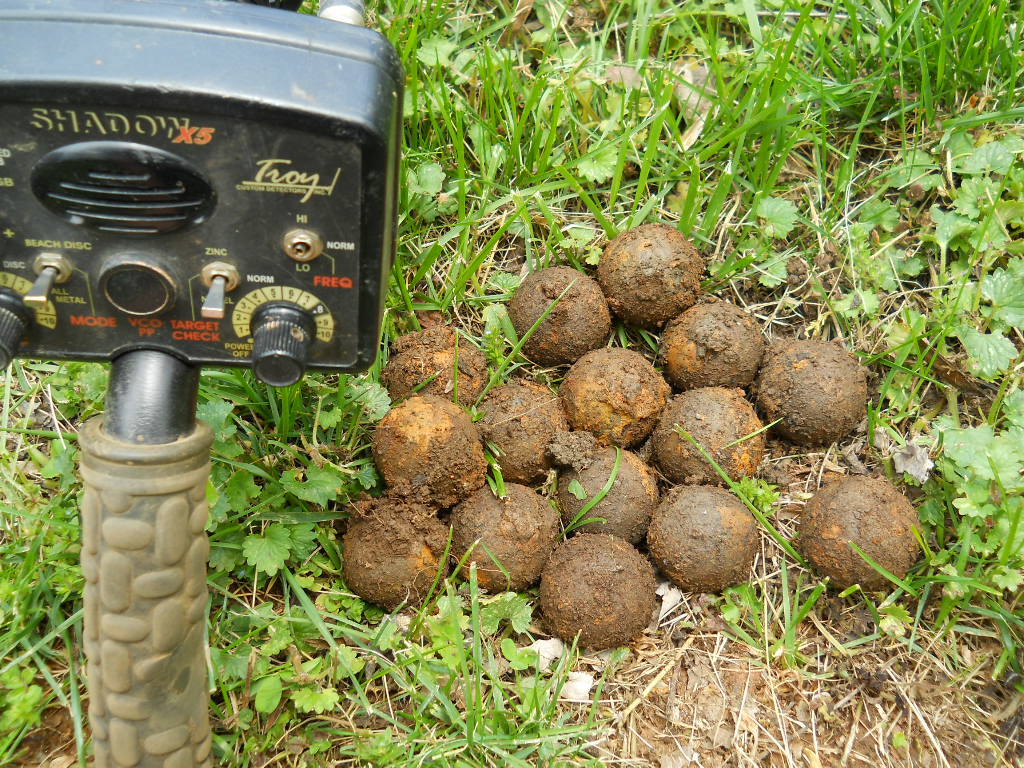 Old Rare Vintage Antique Civil War Relic Confederate Canister Shot Appomattox VA