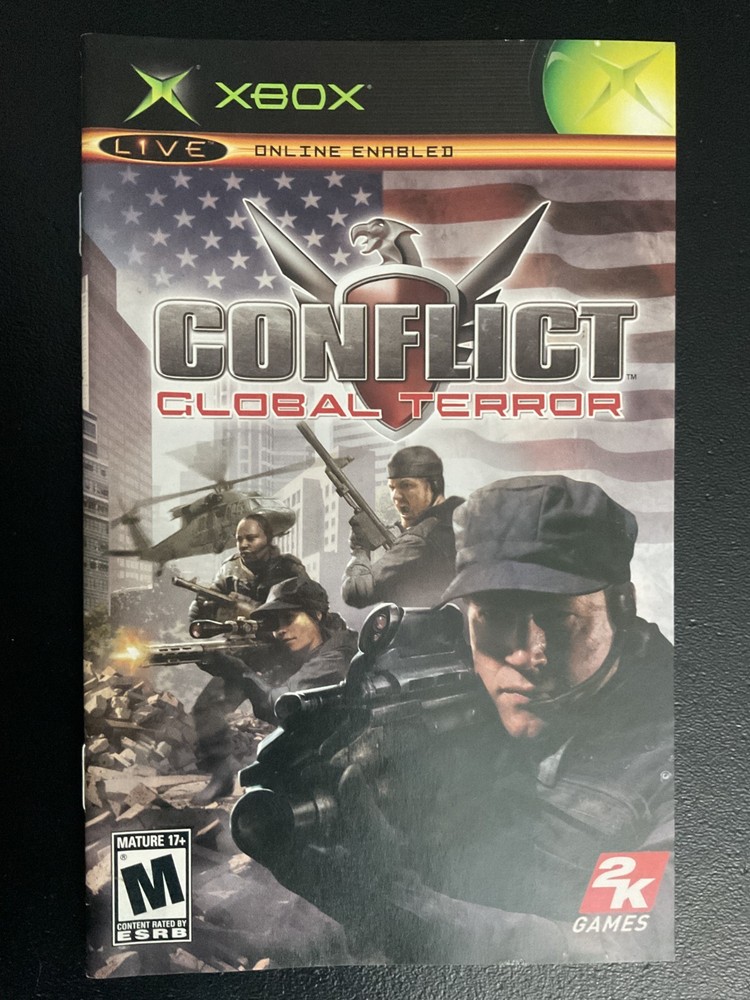 Conflict: Global Terror Microsoft XBOX Instruction Manual Only