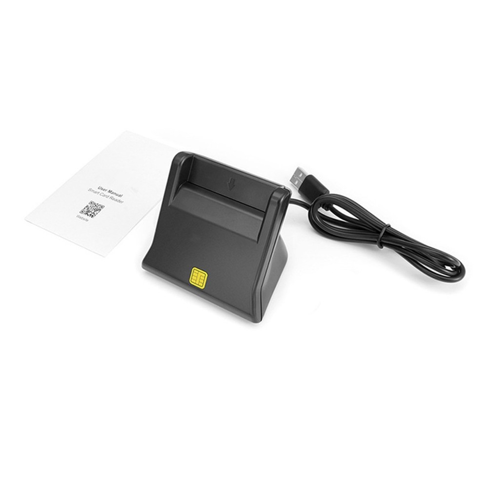 USB 2.0 Smart Card Reader SIM/DOD/CAC/National/Goverment ID Adapter Connecter E