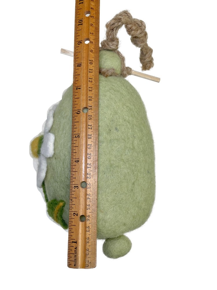 Lady Bug Wool Felt Birdhouse Inside or Outside