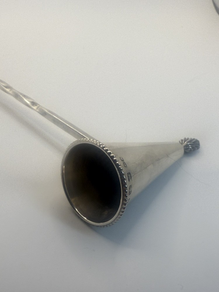 GO Solid Sterling Silver Candle Snuffer - W.W, London, 2000
