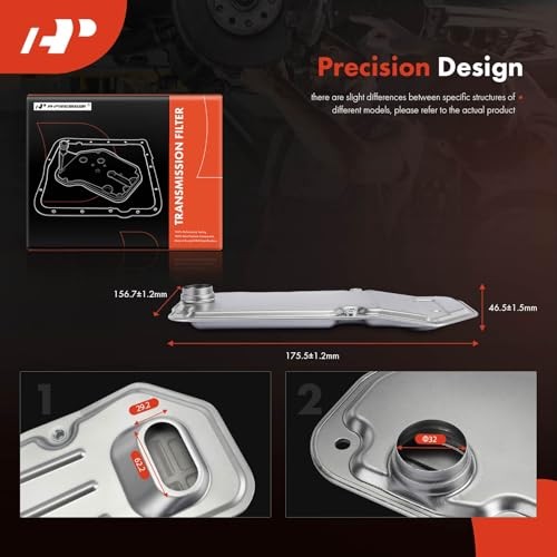 Automatic Transmission Fluid Filter with Pan Gasket, Compatible with Lexus