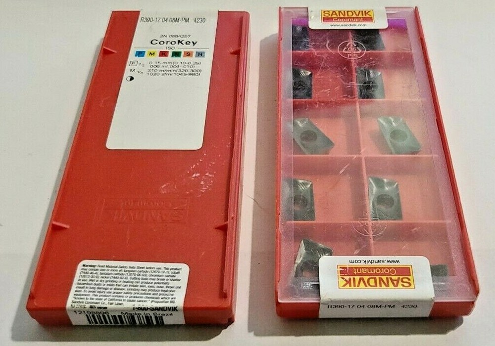 R390 17 04 08M PM 4230 SANDVIK *** 10 INSERTS ***