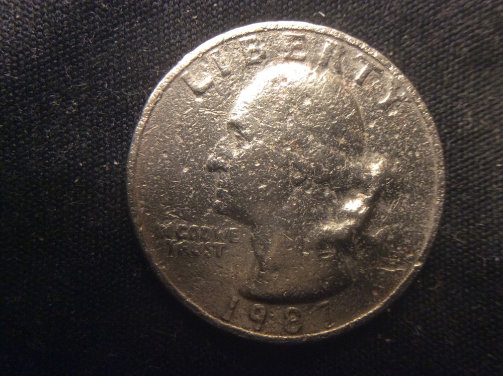 1987 D, Washington Quarter,NEVER SEEN BEFORE ERRORS,SEE PICTURES