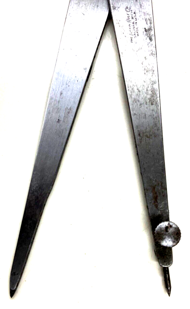 LUFKIN TOOLS 6” FIRM JOINT DIVIDER COMPASS, USA