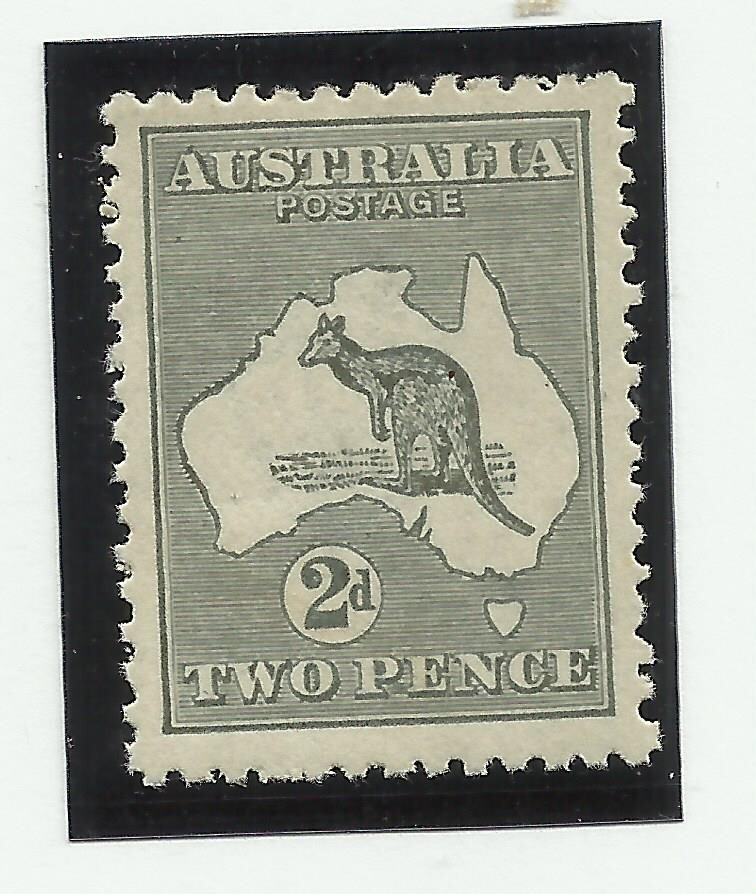 AUSTRALIA 1915 Sg 35, 2d Grey, Lightly Mounted Mint. {B13-51}