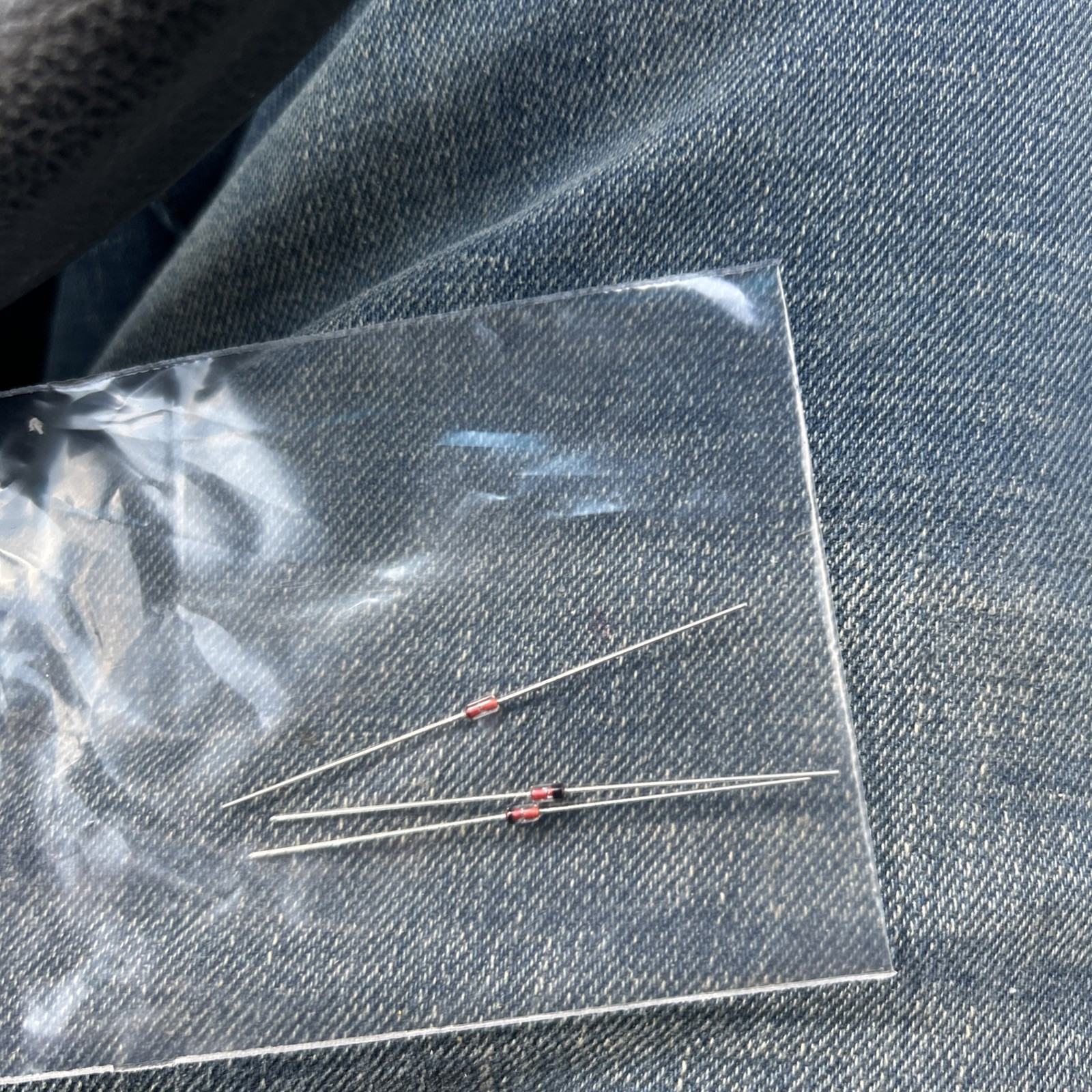 Crystal Radio Fixed Diodes. Comes With Plans For Crystal Radio. 3 In A Package.