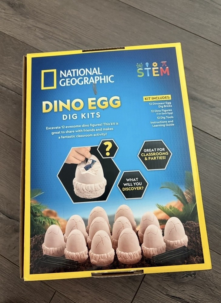 National Geographic Dino Egg Dig Kits