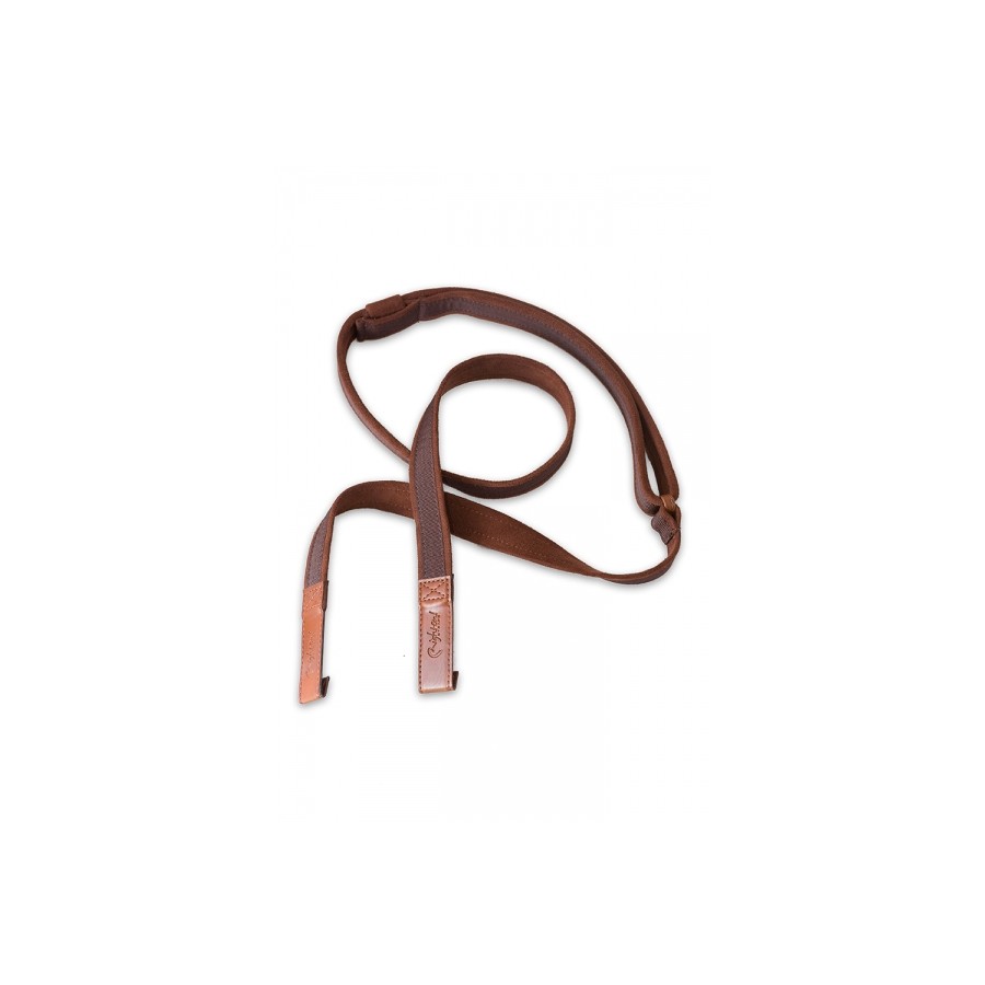RightOn Classical Dual Hook Classical Guitar Strap Dual Hook - Brown , New!