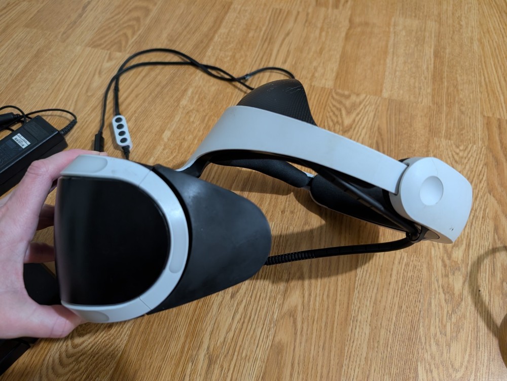 Sony PlayStation VR Headset CUH-ZVR1 W/ Processor Unit, Camera & 2 Games READ