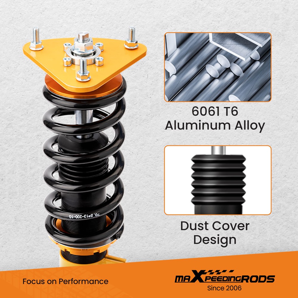 Maxpeedingrods Adjustable Coilover Suspension Kit For Mazda 3 2004-2013 BK & BL