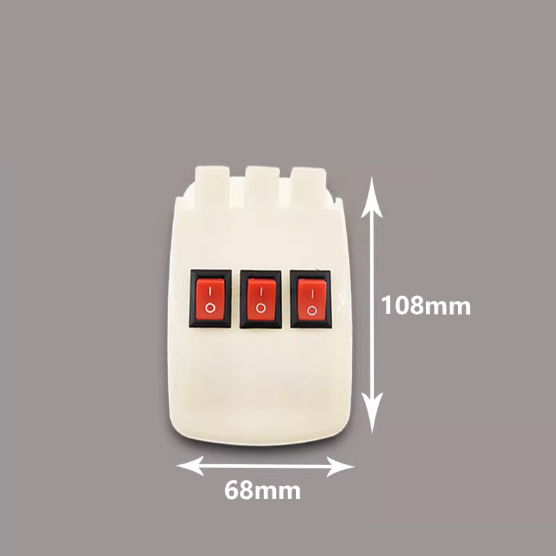 6PC Optical Plastic Prism for Teaching Physics Principle Light Experiment