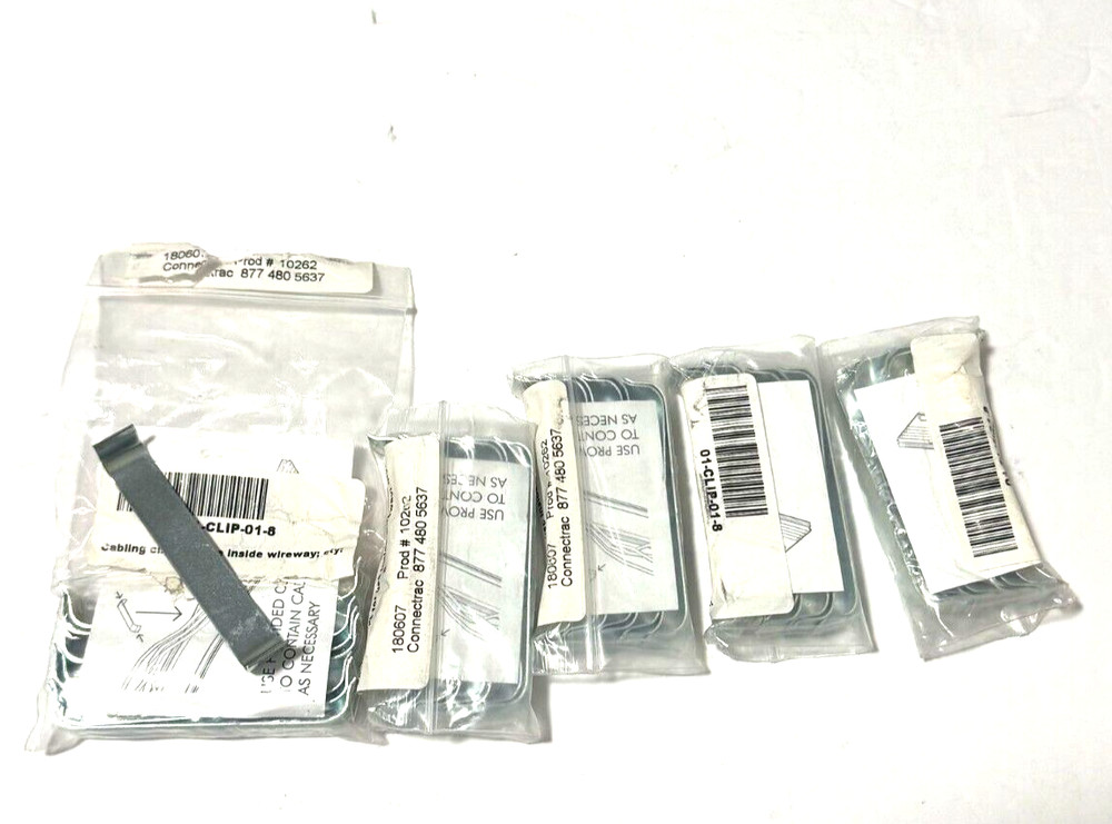 40 Pcs Cable Cabling Clips for use inside wireway # 10262