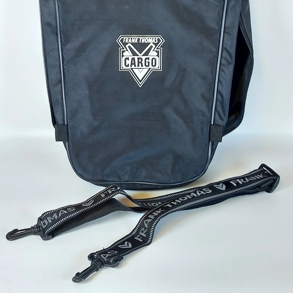 Frank Thomas Cargo Motorcycle - Bag With Shoulder Strap - 16"x10" Black