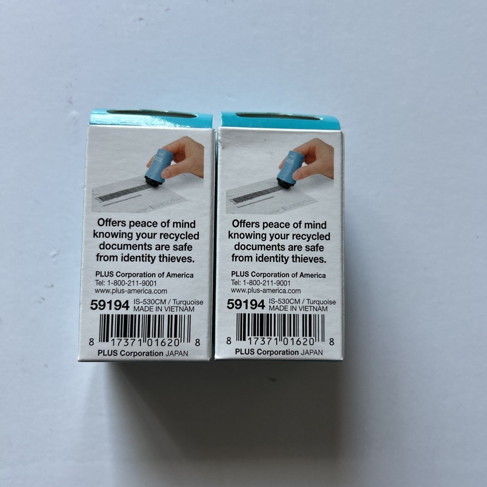 2-Guard Your ID Advanced Wide Original Security Stamp Rollers Identity Theft