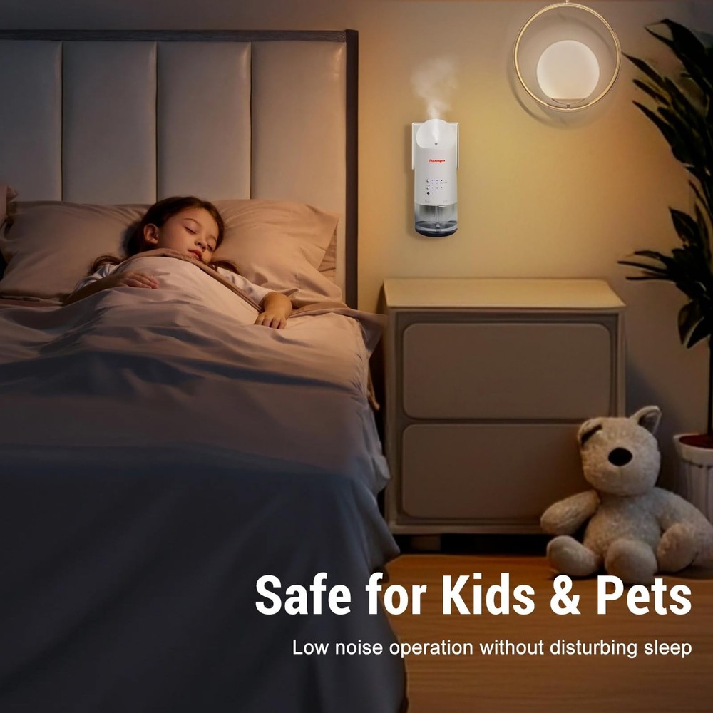 2026 Plug-in Essential Oil Diffuser – Waterless Scent Diffuser, Smart Wall