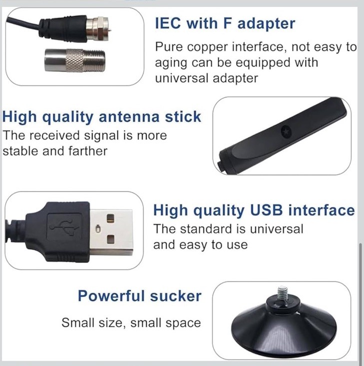 WAVEMAX Indoor TV Antenna Digital HDTV 4K Ultra HD & 1080P Full HD SEALED