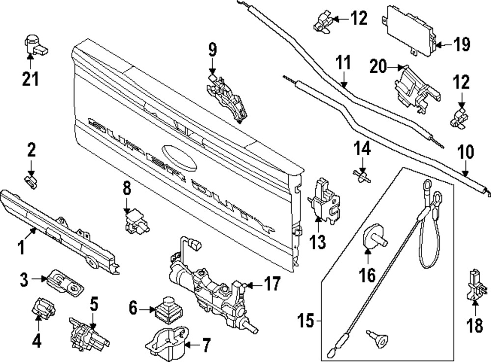 Genuine Ford Module Parking Aid System PC3Z15K866C