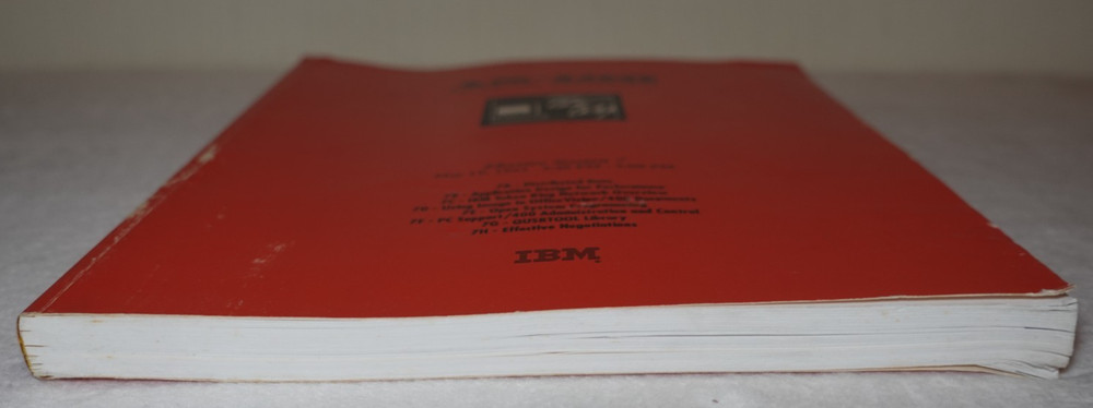 AS/400 Technical Conference 1992 IBM Elective Session 7 Original Publication