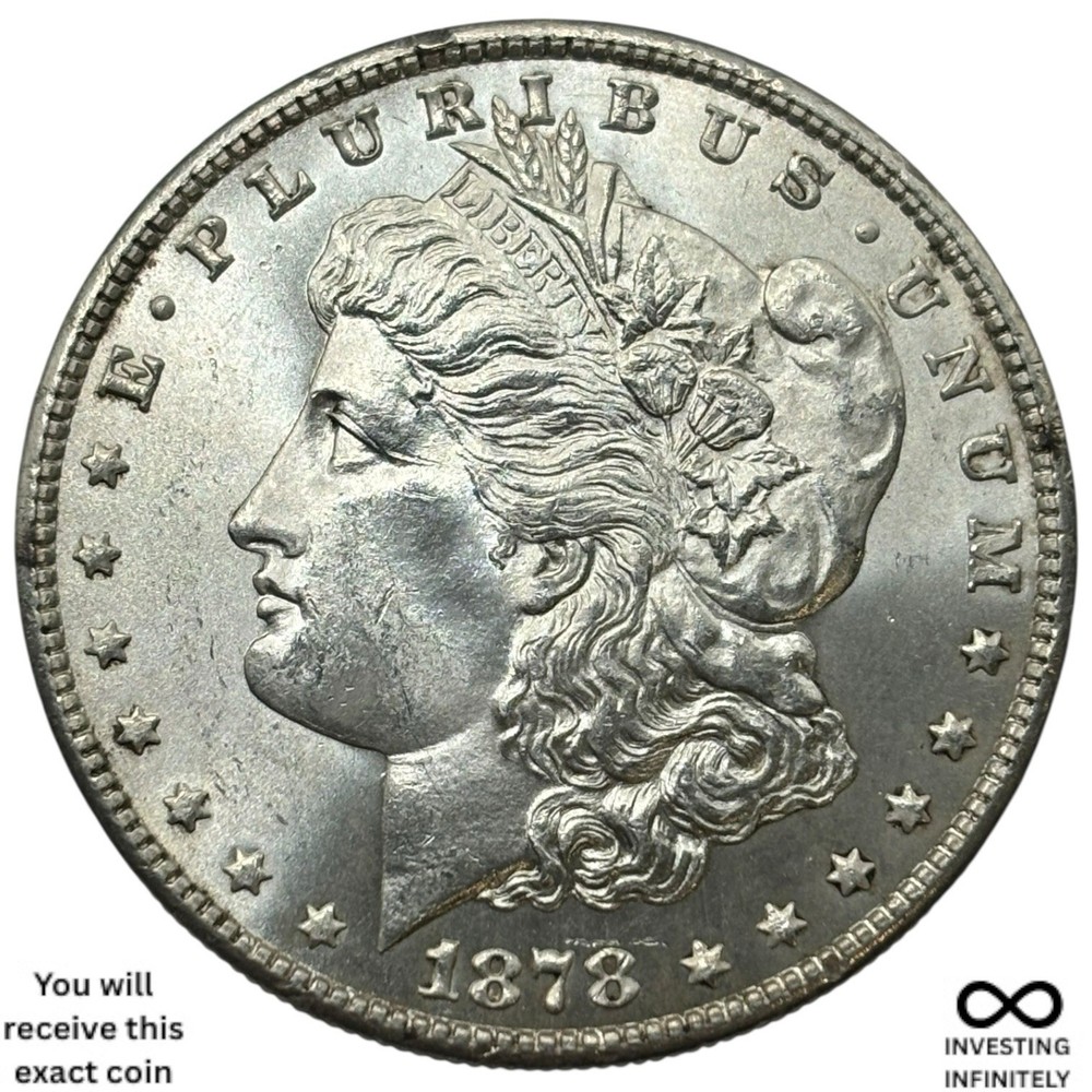 1878 S Morgan Dollar BU+ X-782