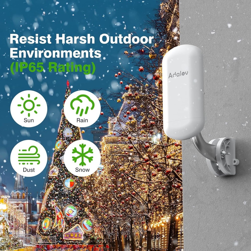 WiFi Bridge Long Range PTP For Security Camera Network Extension Starlink Extend