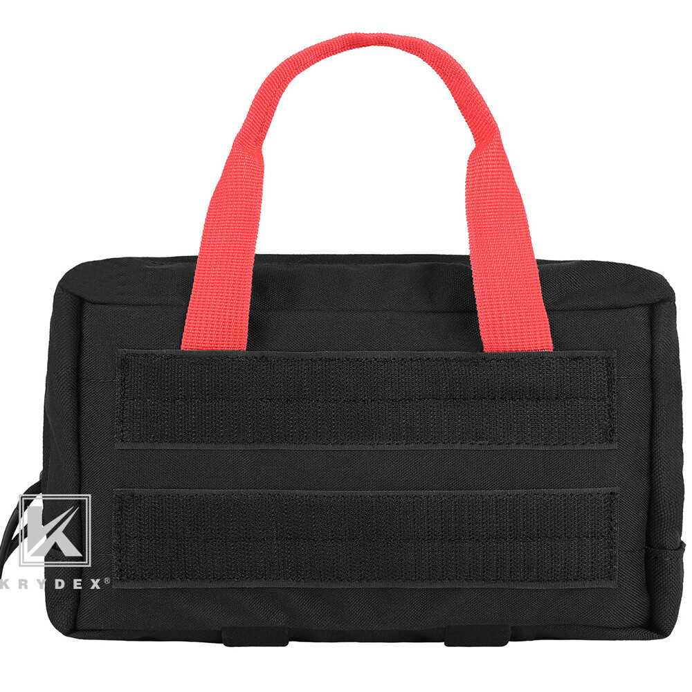 KRYDEX Clear Top Insert Pouch Organizer Hook Back Packing Cube for Backpack