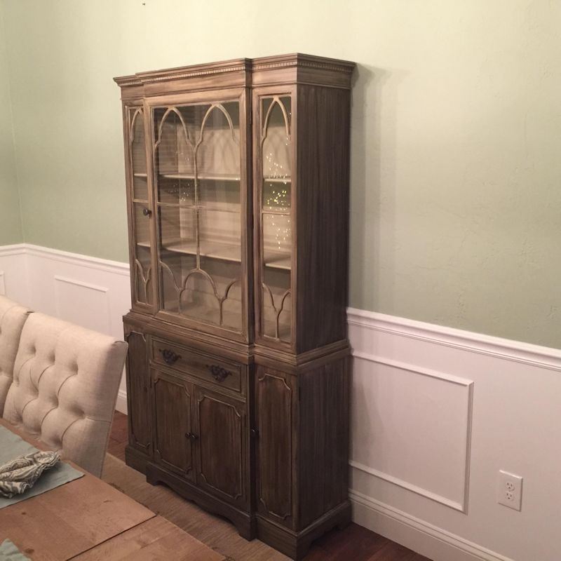 AS-IS 3-1/2" Large Old World Bail Pull Dark Antique Brass