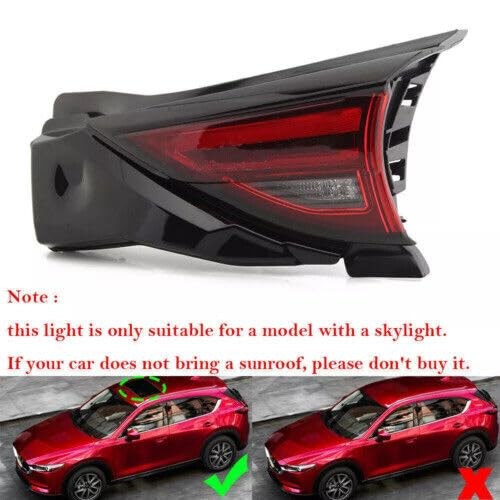 Left LED Inner Tail Light Assembly for Mazda CX-5 2016-2021 Driver Side