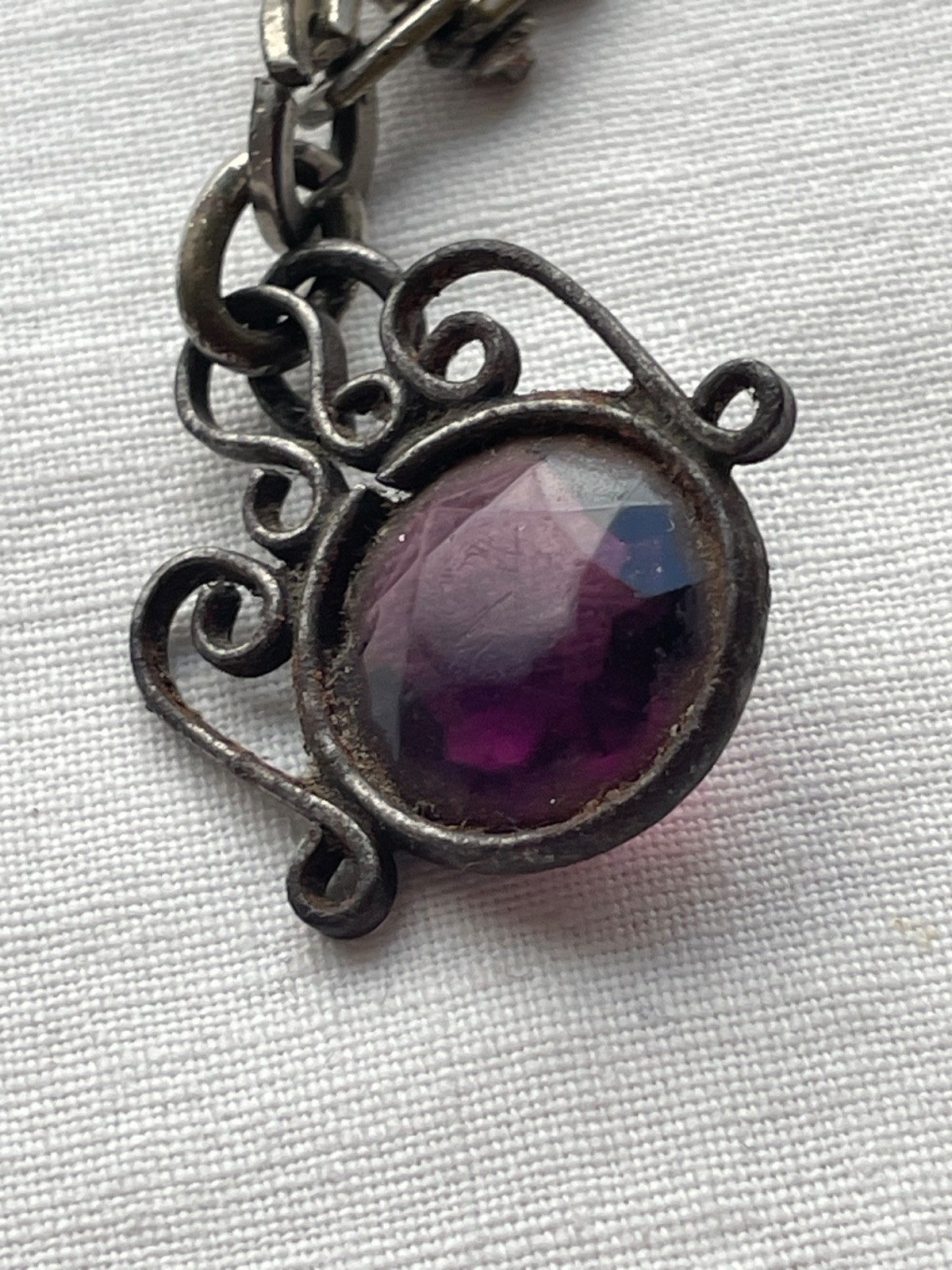 Vintage antique part of chatelaine for pocket watches