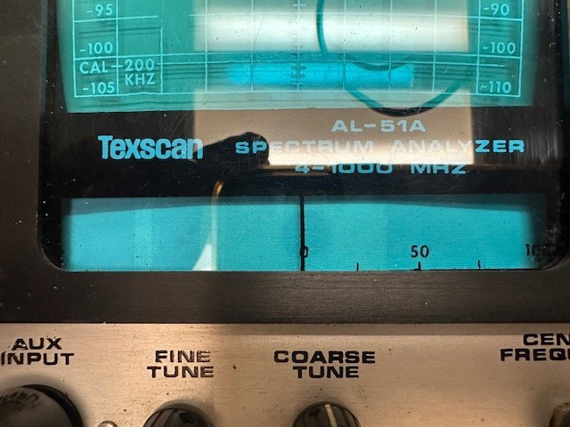 Texscan AL-51A spectrum analyzer