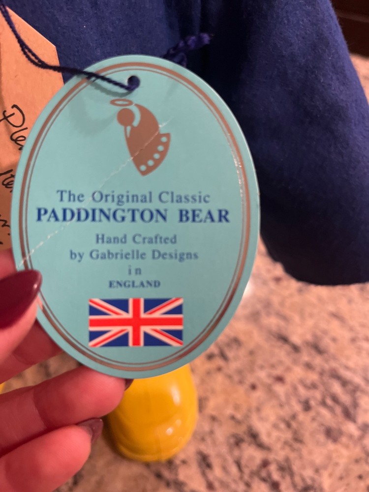 Rare Paddingron Bear Yellow Hat/Yellow Boots Deepest Peru