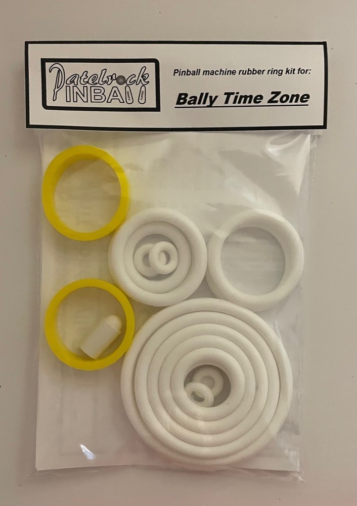 1973 Bally Time Zone Pinball Machine Rubber Ring Kit