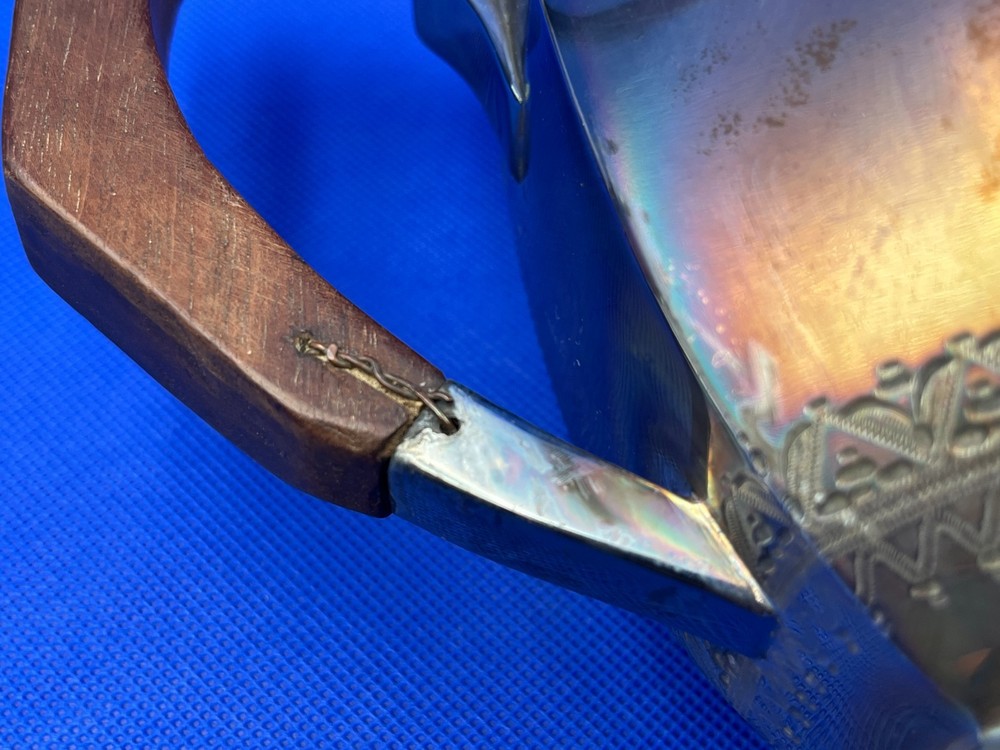 Antique Silver plated Teapot, JD & S.