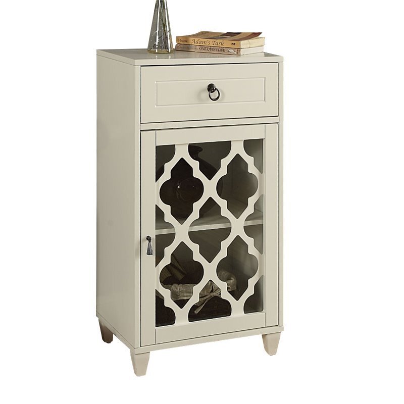 Bowery Hill End Table in White