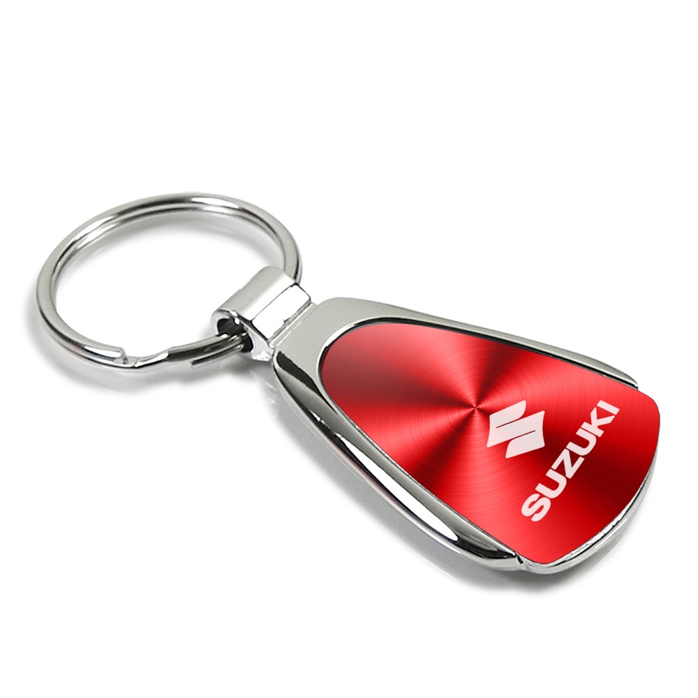 Suzuki Red Tear Drop Key Chain