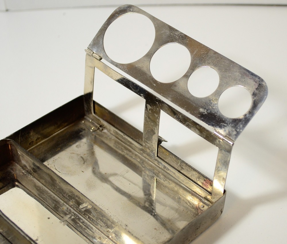 Burroughs Wellcome Pharmaceutical Field Bacteriological Test Case Set Antique