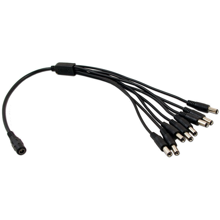 DC 12V 5A Power Supply Adapter +8 Split Power Cable For CCTV Security Camera DVR